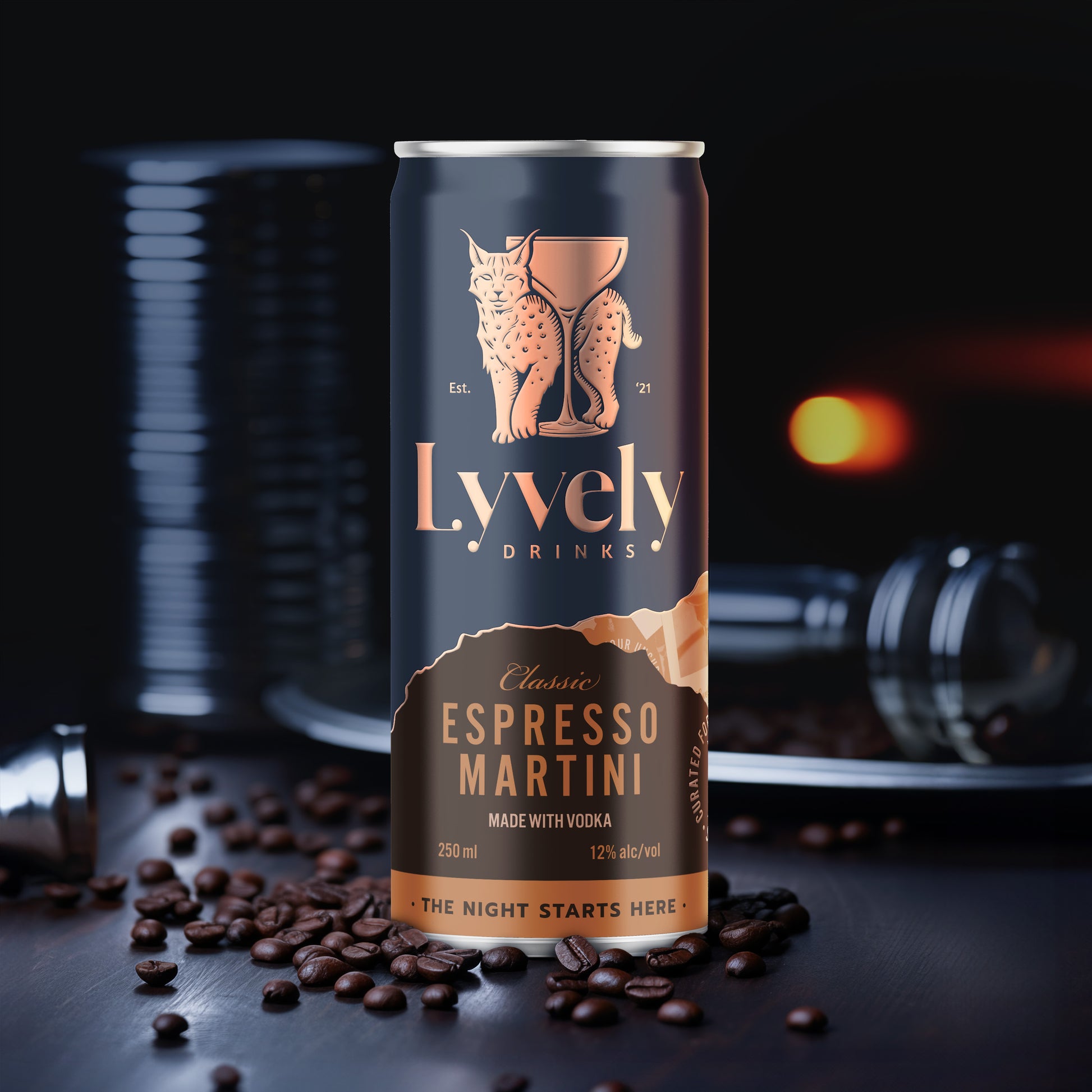 Picture of Lyvely Drinks Espresso Martini in a 250mL can